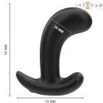 INTENSE - CHANDLER ANAL PLUG 10 VIBRATIONS BLACK REMOTE CONTROL - Billede 3