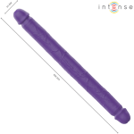 INTENSE - GUNTER DILDO DOUBLE VIBRATOR 40 CM PURPLE REMOTE CONTROL - Bild 6