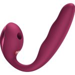 FUN FACTORY - ALLEGRO INSERTABLE DOUBLE AIR PULSE VIBRATOR WINE RED - Bild 2