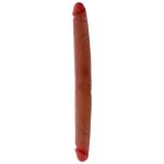 GET REAL - DOUBLE-ENDED SILICONE DILDO CARAMEL 40 CM