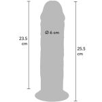 GET REAL - DELUXE THICK DOUBLE-DENSITY TPE DONG 25.5 CM - Image 4
