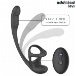 ADDICTED TOYS - ANAL PLUG WITH VIBRATION AND 360º WAVING AND TESTICLE STIMULATOR – Bild 7
