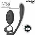 ADDICTED TOYS - ANAL PLUG WITH VIBRATION AND 360º WAVING AND TESTICLE STIMULATOR – Bild 9
