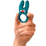 FUN FACTORY - NOS PRO VIBRATING COCK RING BOTTLE GREEN - Image 6