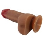 PRETTY LOVE - CURTIS REALISTIC DILDO WITH SUCTION CUP 17.3 CM -Ø- 4.2 CM - Billede 5
