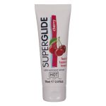 HOT - SUPERGLIDE EDIBLE LUBRICANT WATERBASED CHERRY 75 ML