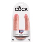 KING COCK - U-SHAPED LARGE DOUBLE TROUBLE FLESH 17.8 CM - Image 2