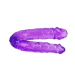 BAILE - DOUBLE DILDO IN LILAC FLEXIBLE JELLY - Billede 2