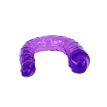 BAILE - DOUBLE DILDO IN LILAC FLEXIBLE JELLY - Billede 3
