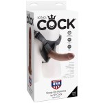 KING COCK - HARNESS WITH REALISTIC PENIS BROWN 20.3 CM - Image 4