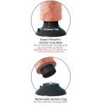 KING COCK - 23 CM VIBRATING COCK FLESH – Bild 4