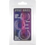 SEVEN CREATIONS – SET OF THREE LILAC PENIS RINGS detail
