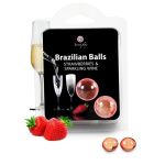 SECRETPLAY - STRAWBERRY AND CHAMPAGNE BRAZILIAN BALLS SET - Bild 2