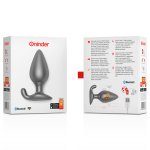 ONINDER - RIO VIBRATING ANAL PLUG BLACK - FREE APP - Image 6