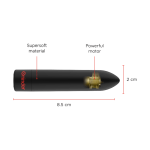 ONINDER - BERLIN BULLET VIBRATOR BLACK 9 MODES 8.5 X 2 CM - FREE APP - Bild 4